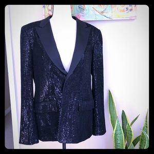 Limited Edition EACH x OTHER sequin tuxedo jacket